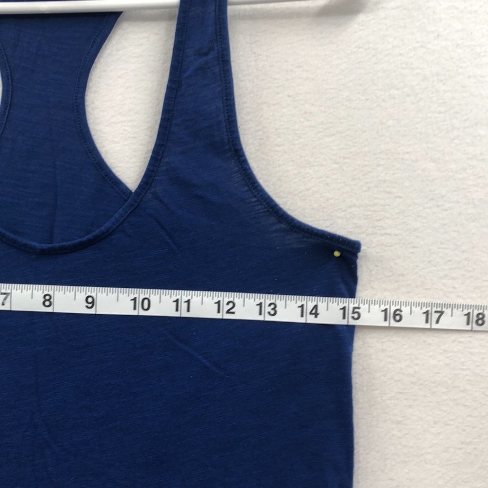 5️Pink Victorias Secret Womens Navy Blue Sleepwear Racerback Tank Top Size Small - Picture 4 of 5